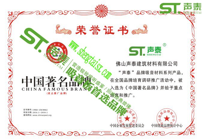 ‘聲泰’榮獲權威機構頒發(fā)的四大證書(圖4)